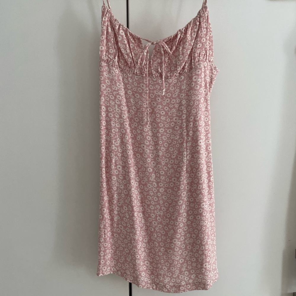 Cotton Candy LA Pink Floral Sundress